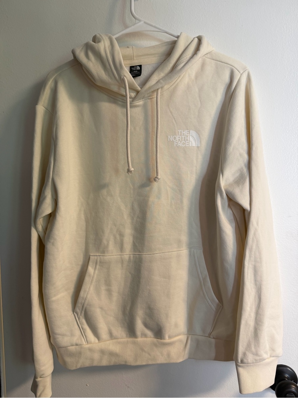 The North Face Men’s Cream Hoodie with Logo